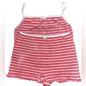 URBAN OUTFITTERS Out From Under Dream Stripe Cami & Shorts size s